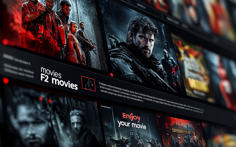 HD streaming of a popular movie on F2movies with user-friendly controls